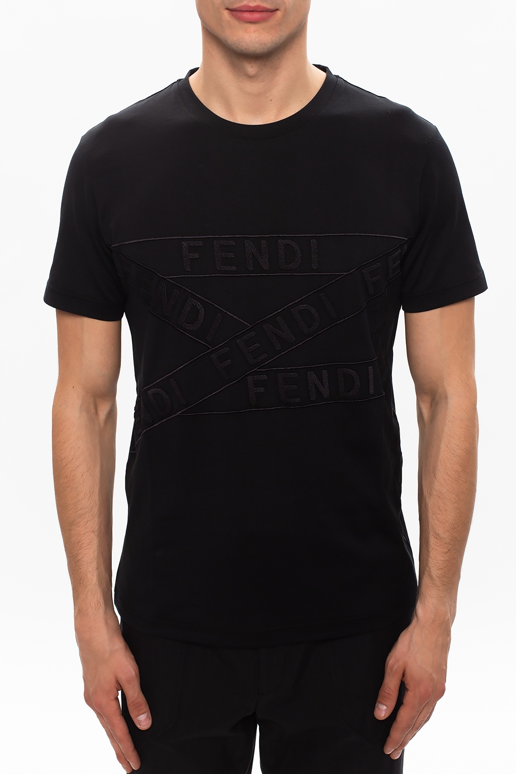 Fendi Logo T-shirt | Men's Clothing | Vitkac